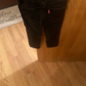 Black regular Levi’s